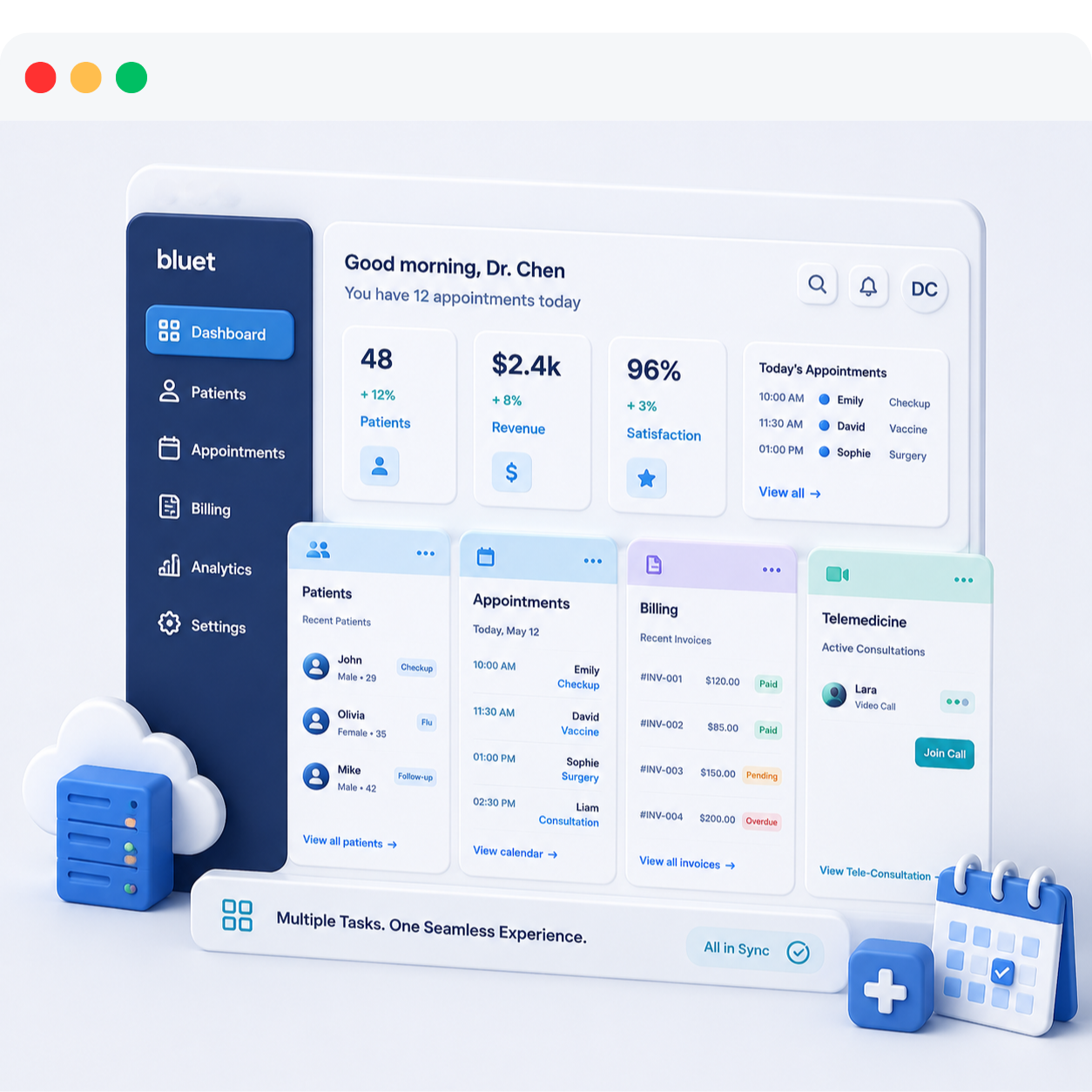 Multi-tasking interface